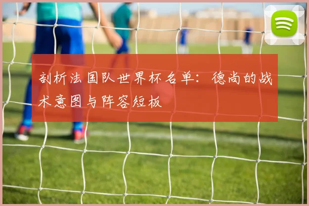 剖析法国队世界杯名单：德尚的战术意图与阵容短板